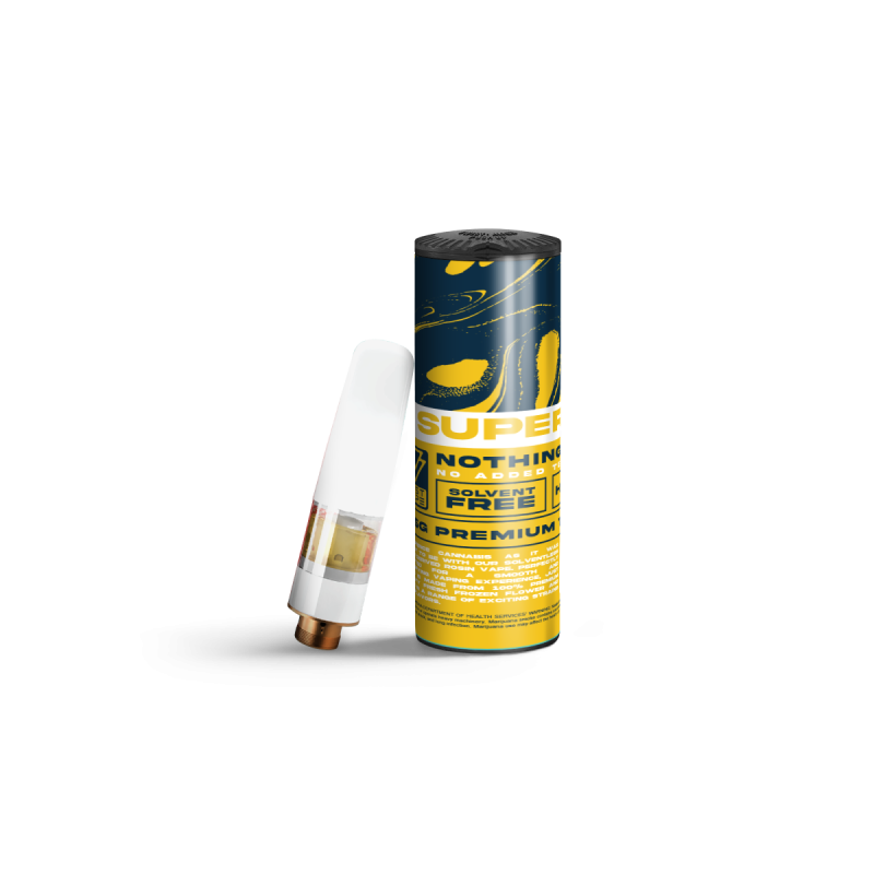 Superboof Solventless Live Rosin Cart